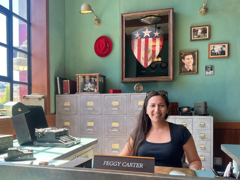 Peggy Carter room in Avengers Campus at Disneyland Paris