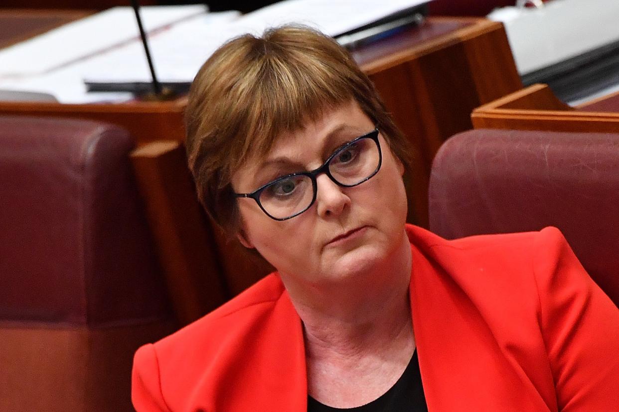 <p>File Image: Senator Linda Reynolds during Question Time in the Senate on 22 February 2021 in Canberra, Australia </p> (Getty Images)