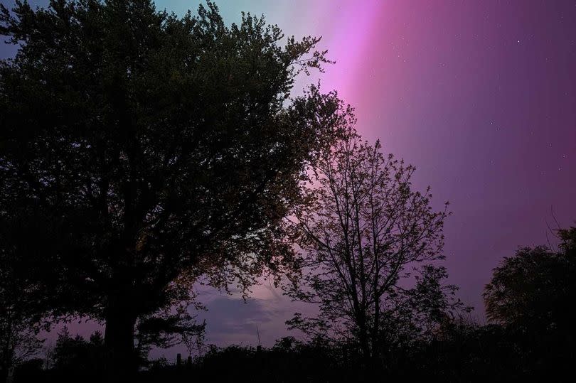 The lights over Pembrokeshire last weekend