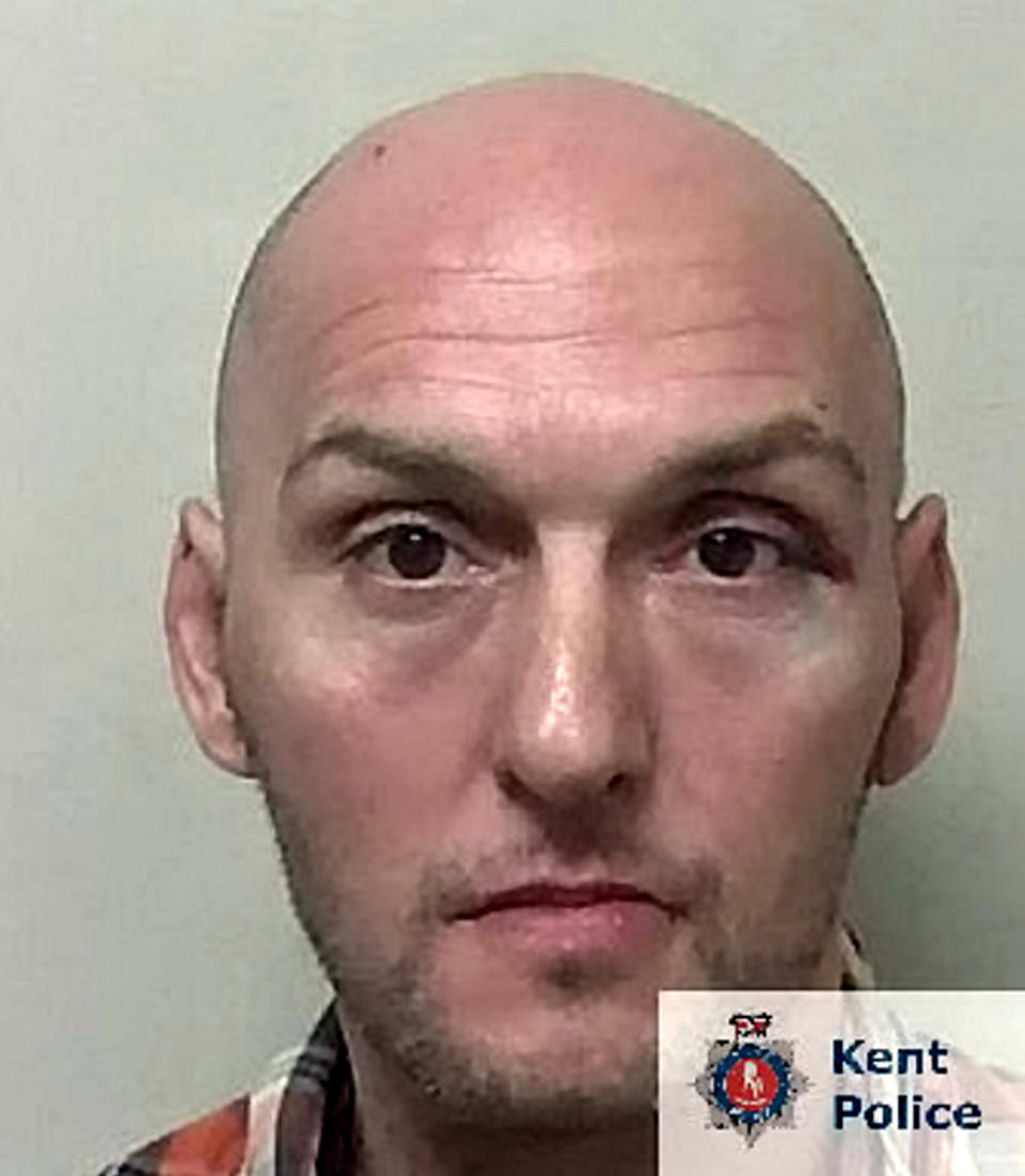 Giardina, 44, undertook a number of robberies across Kent - including one during which a victim was tied up while their home was ransacked - between July and September 2019. (Picture: SWNS)