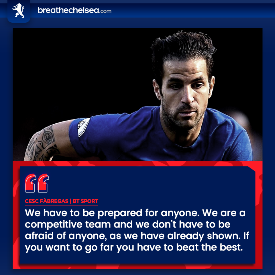 To win the competition, Cesc Fabregas and co will have to beat Europe’s elite eventually.