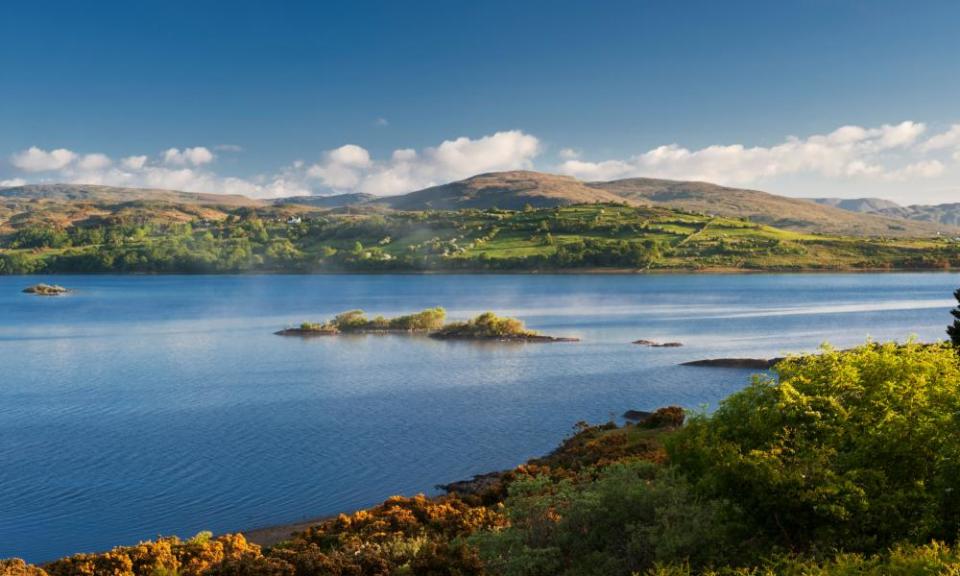 The north-western shore of Lough Corrib, near Doon Rocks, Connemara