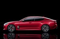<p>We <a href="https://www.roadandtrack.com/new-cars/future-cars/a12272207/2018-kia-stinger-first-drive/" rel="nofollow noopener" target="_blank" data-ylk="slk:drove the Kia Stinger on the Nurburgring;elm:context_link;itc:0;sec:content-canvas" class="link ">drove the Kia Stinger on the Nurburgring</a> back when it was new, and found that while its chassis was great, it was held back by its drivetrain setup. We have a feeling a manual would fix at least some of that.<br></p>
