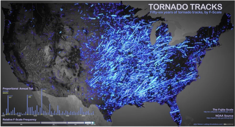 tornado tracks