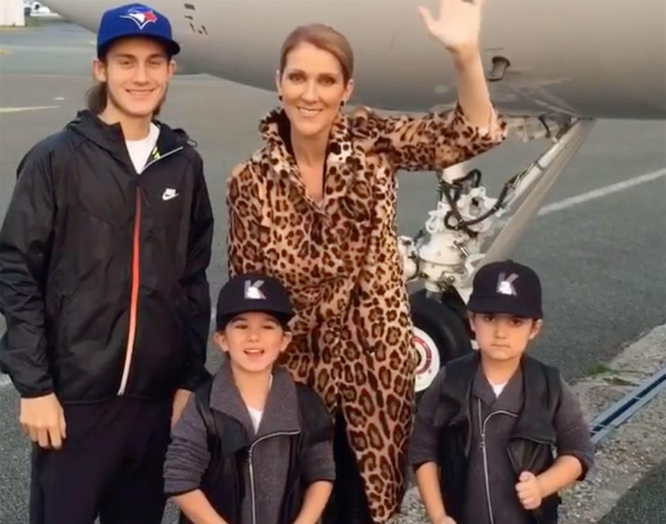 <p>The Canadian icon is mom to sons <a href="https://people.com/parents/celine-dion-son-rene-charles-19th-birthday-tribute/" rel="nofollow noopener" target="_blank" data-ylk="slk:René-Charles;elm:context_link;itc:0;sec:content-canvas" class="link ">René-Charles</a>, 19, and 10-year-old twins Nelson and Eddy, whom she shared with her late husband <a href="https://people.com/music/celine-dion-tribute-late-husband-rene-angelil-fourth-anniversary-death/" rel="nofollow noopener" target="_blank" data-ylk="slk:René Angélil;elm:context_link;itc:0;sec:content-canvas" class="link ">René Angélil</a>.</p>