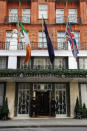 A general view of Claridge's Hotel in London, England.