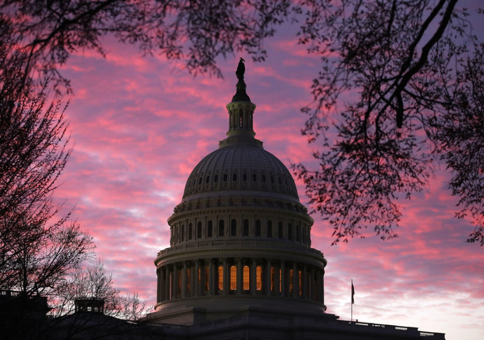 Sunrise At The U.S. Capitol