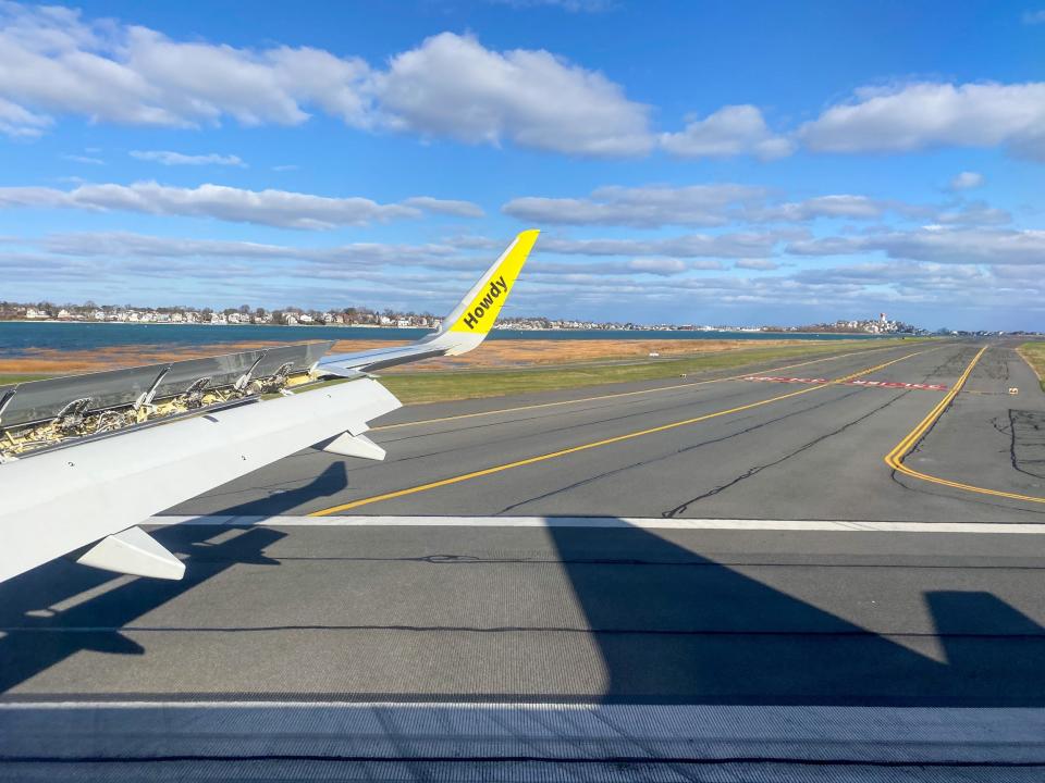 Spirit Airlines Newark-Boston Inaugural Flight