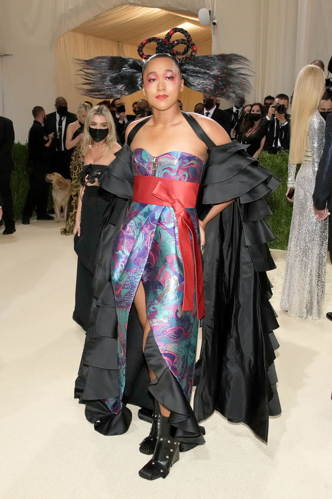 Co-chair Naomi Osaka at the 2021 Met Gala