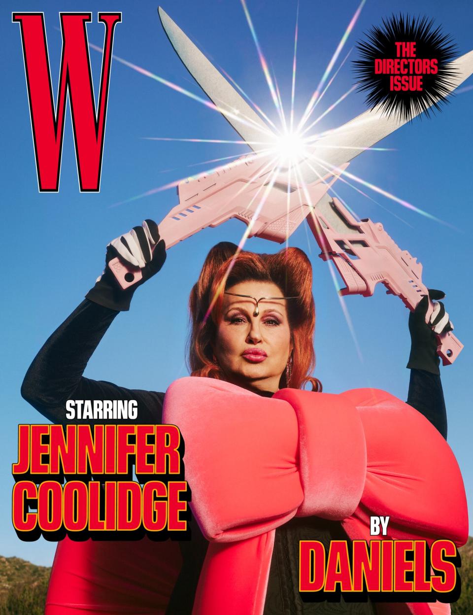 Jennifer Coolidge is An Anime Superhero — Swords and All — On the Cover of W Magazine