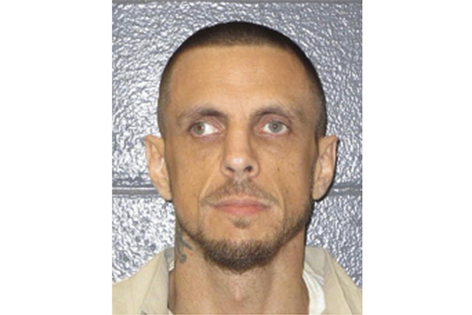 This undated photo released by the South Carolina Department of Corrections shows Daniel Shannon. Shannon was sentenced to life in prison in federal court for orchestrating the killing of a man through a cellphone while Shannon serves a life sentence in a South Carolina prison for a 2001 killing. (South Carolina Department of Corrections via AP)