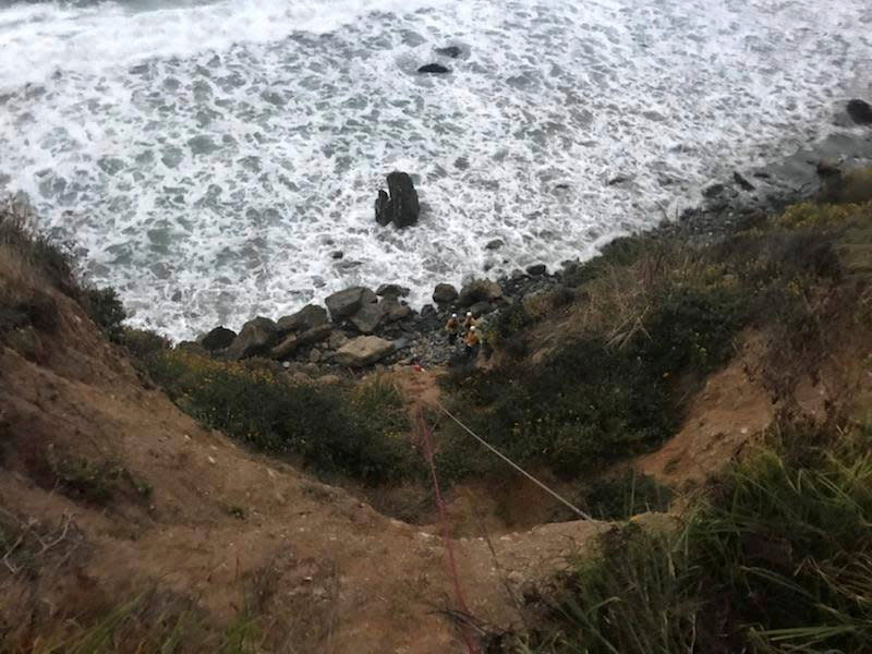 Angela Hernandez was found at the bottom of a cliff in Monterey County, California. Source: Reuters