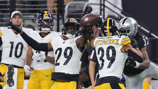 Sunday Night Football: Steelers lead Raiders 13-7 at halftime