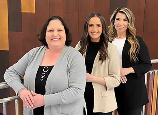The Cherokee Nation is welcoming its new Health Services Patient Experience Team to help Cherokee citizens better navigate the tribe’s expansive health system. The team includes Stephanie Osborn, Jessica Lewandowski and Chandler Romero. (Photo/Cherokee Nation)