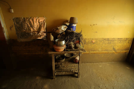 Belongings are seen at the home of Paulino Rojas after rivers breached their banks due to torrential rains, causing flooding and widespread destruction in Carapongo Huachipa, Lima, Peru, March 21, 2017. REUTERS/Mariana Bazo