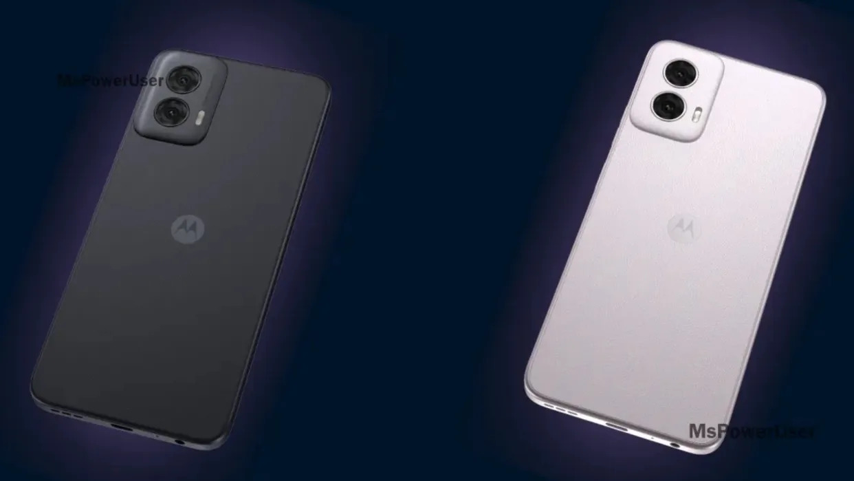 The leaked colorways for the Moto G Power 2024.