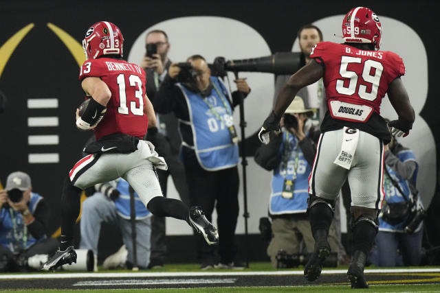 UGA crushes TCU 65-7 in College Football Playoff National Championship -  Axios Atlanta