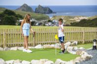 <p>Stay in a comfortable self-catering cottage at the five-star Trevornick Holiday Park for an easy Cornwall family holiday with sea views. Just a short walk through the dunes to the beautiful Holywell Bay Beach, <a href="https://www.booking.com/hotel/gb/popham-cottage-in-cornwall-newquay.en-gb.html?aid=2070936&label=family-holidays-cornwall" rel="nofollow noopener" target="_blank" data-ylk="slk:Popham Cottage;elm:context_link;itc:0;sec:content-canvas" class="link ">Popham Cottage</a> sleeps up to four people and is <a href="https://www.prima.co.uk/travel/a31093480/dog-friendly-holidays-with-hot-tub/" rel="nofollow noopener" target="_blank" data-ylk="slk:dog-friendly;elm:context_link;itc:0;sec:content-canvas" class="link ">dog-friendly</a>, too. It's also just a short walk from the facilities on the Trevornick site, including an outdoor heated swimming pool and Jacuzzi, three golf courses and fishing lakes. </p><p>Families can also join in with all the scheduled onsite entertainment during the school holidays, and you can treat yourselves to dining out at the onsite restaurant or takeaway outlets. The golden sands of Perranporth Beach and Crantock Beach are also nearby.</p><p><a class="link " href="https://www.booking.com/hotel/gb/popham-cottage-in-cornwall-newquay.en-gb.html?aid=2070936&label=family-holidays-cornwall" rel="nofollow noopener" target="_blank" data-ylk="slk:CHECK AVAILABILITY;elm:context_link;itc:0;sec:content-canvas">CHECK AVAILABILITY</a></p>