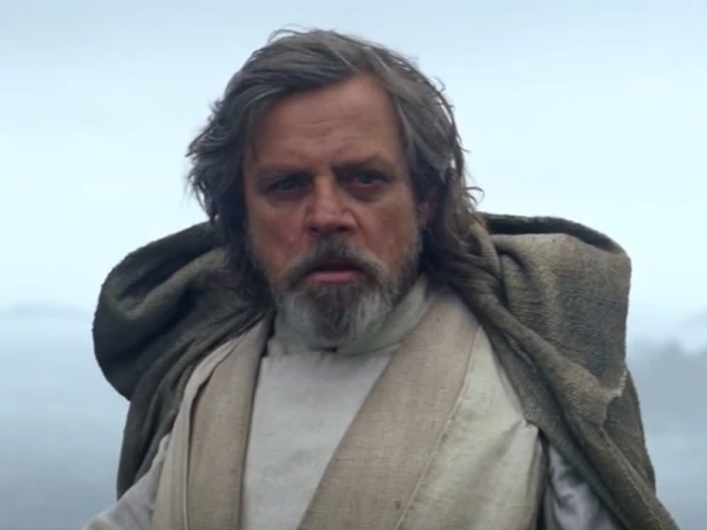 Mark Hamill as Luke Skywalker in Star Wars: The Force Awakens (LucasFilm)