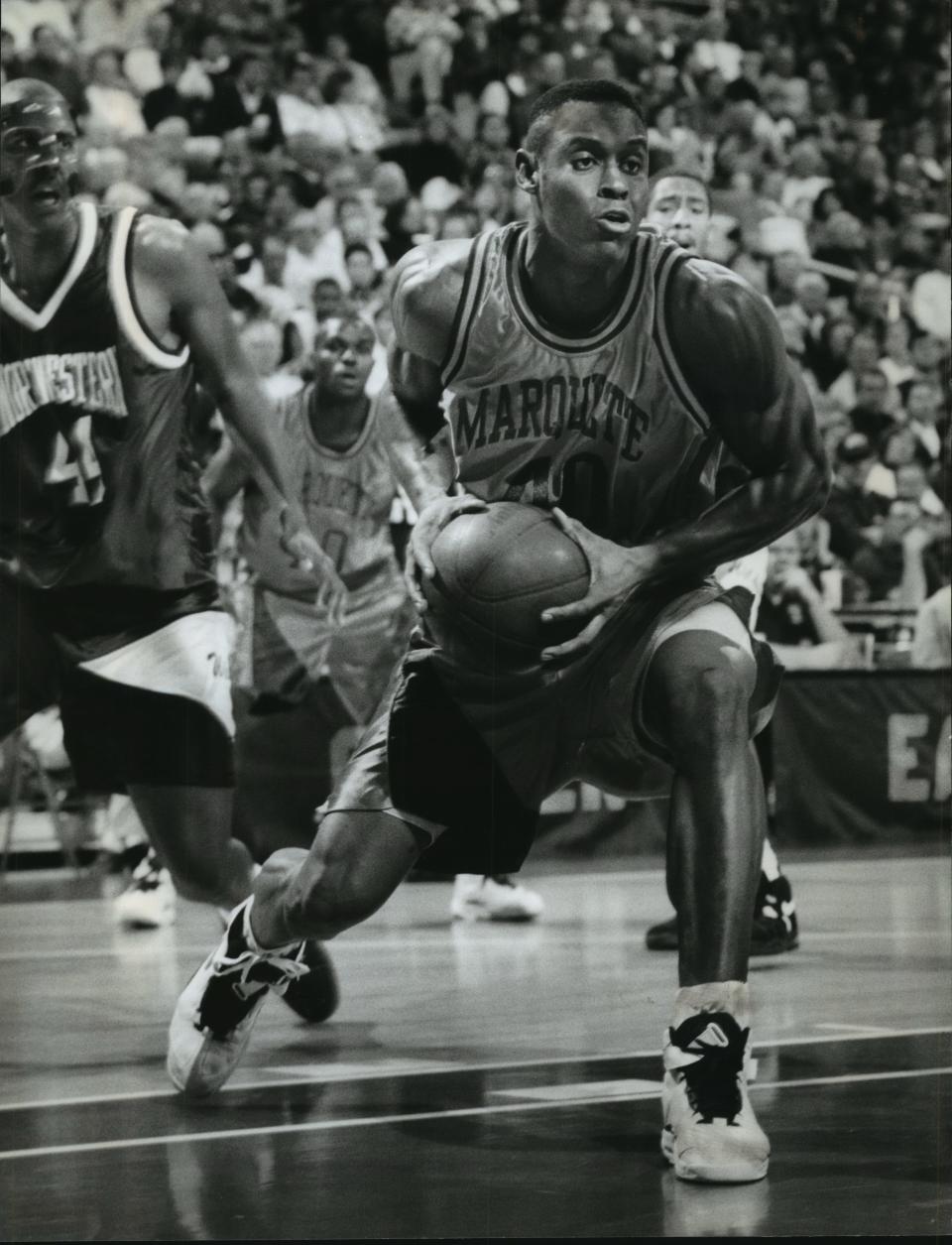 Faisal Abraham played at Marquette from 1993-97, and is fourth all-time with 172 blocks.