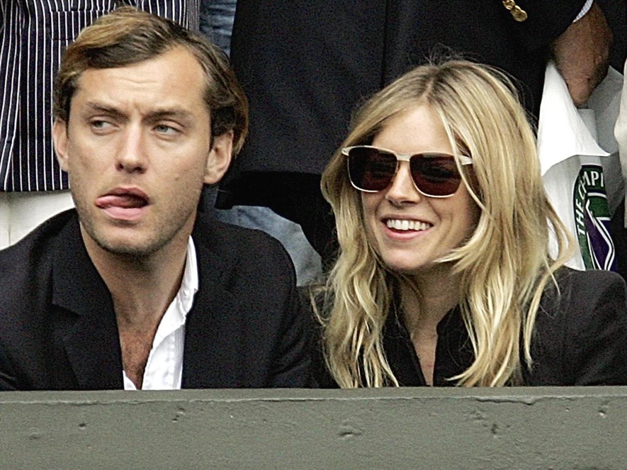 Jude Law, British actor, and Sienna Miller (l-r), actress, photo