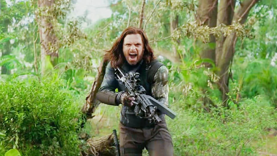 Sebastian Stan as Bucky in 'Avengers: Infinity War'. (Credit: Marvel)