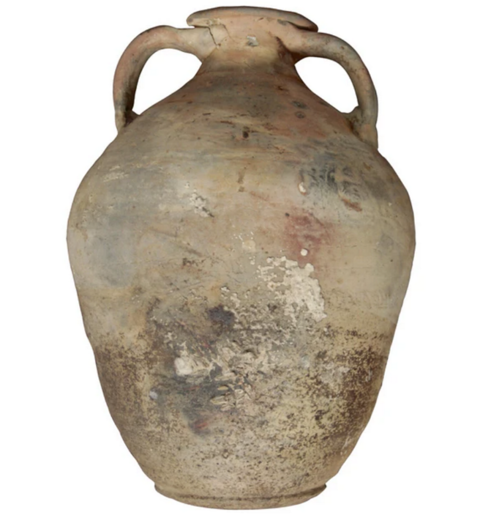 One of the intact amphorae recovered from the wreck