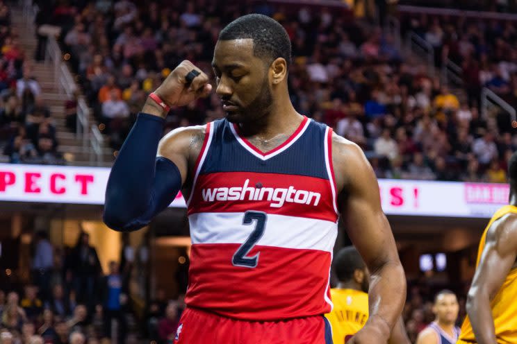 The Wizards think John Wall will sign a long-term extension. (Getty)