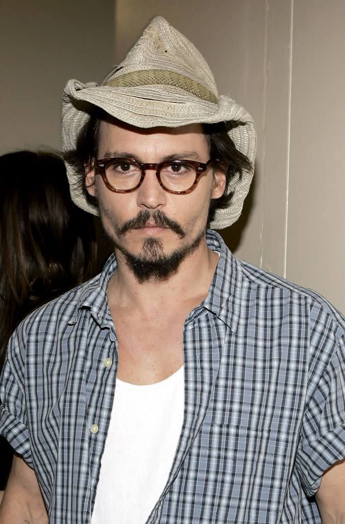 Johnny Depp Wears Hats 2011