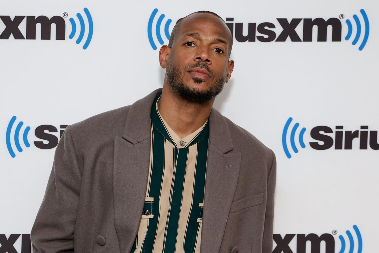 Marlon Wayans visits SiriusXM Studios on April 04, 2023 in New York City.