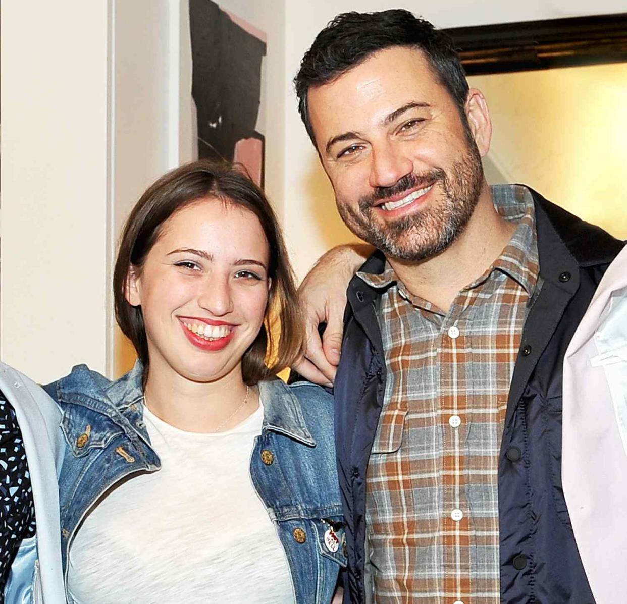 Jimmy Kimmel and daughter Katie Kimmel attend the opening of Consort on December 10, 2015 in Los Angeles, California.