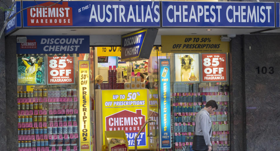 Chemist Warehouse storefront