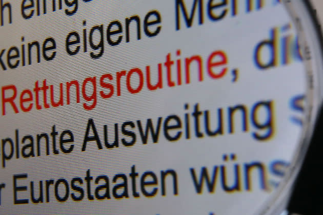 "Rettungsroutine" ist das Wort des Jahres (Bild: dpa)