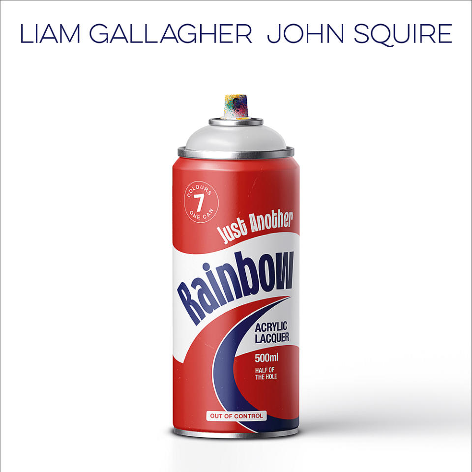liam gallagher john squire just another rainbow single artwork