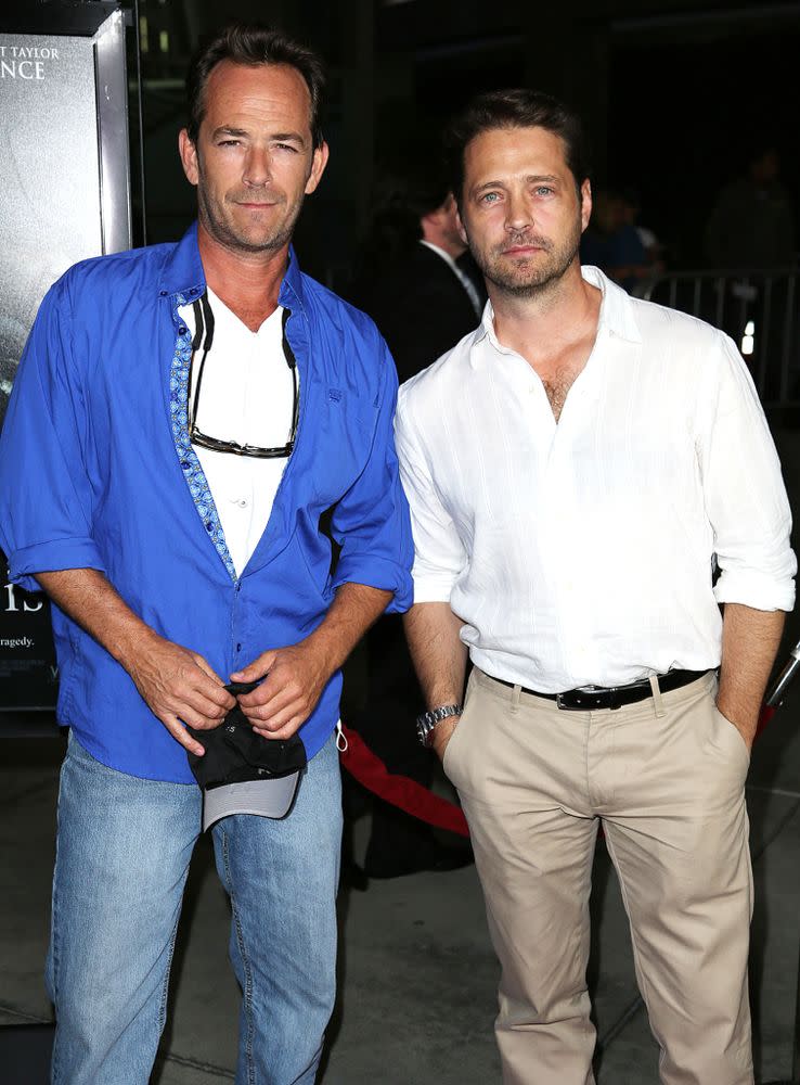 Luke Perry and Jason Priestley | Matt Baron/BEI/REX/Shutterstock