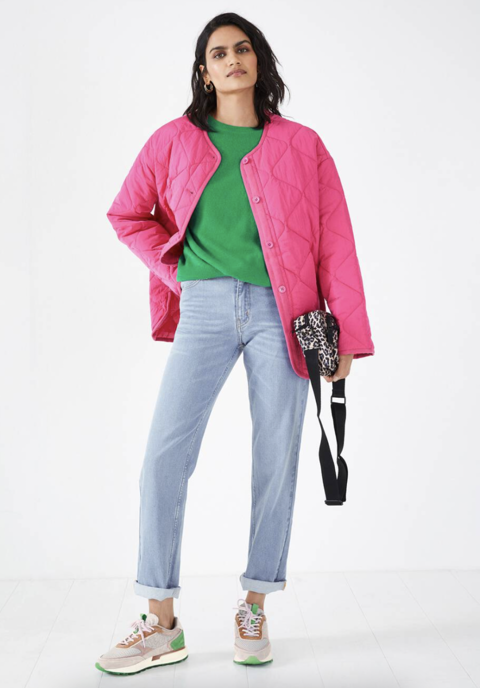 Lightweight padding and a pop of colour. We're here for it. (Hush)