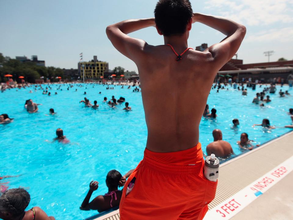 lifeguard pool summer