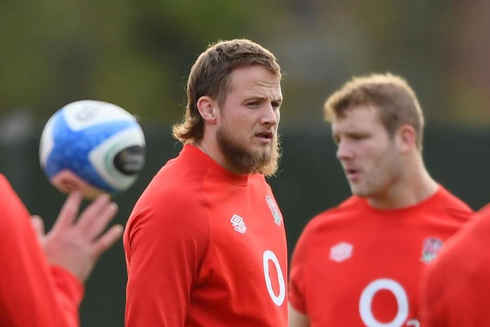 Pressure debut: Exeter lock Jonny Hill will make his first appearance for England against Italy in Rome (Getty Images)