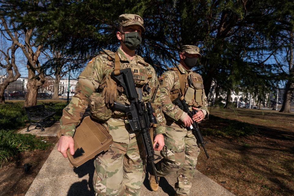 Capitol, National Guardsmen