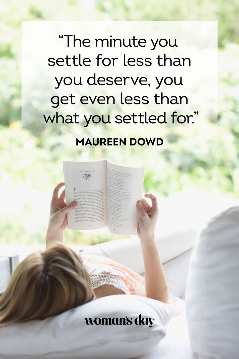 being single quotes maureen dowd