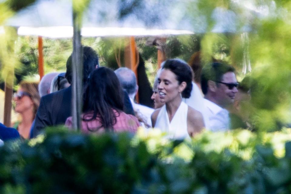 It is believed only family, close friends and a few of Ms Ardern‘s former colleagues were invited to the wedding (AP)