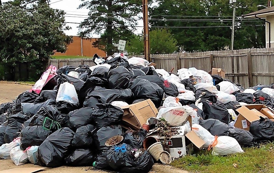 Garbage bags are continuing to pile up in Jackson, Mississippi.