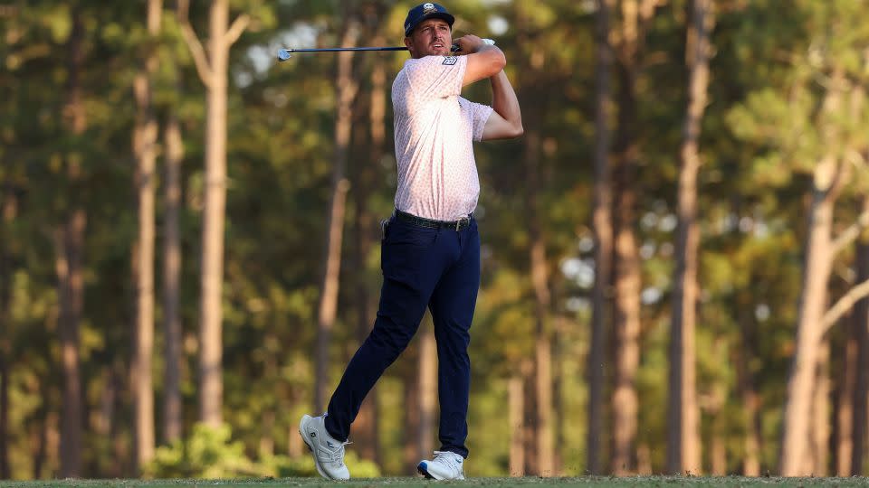 DeChambeau wooed crowds at Pinehurst. - Gregory Shamus/Getty Images