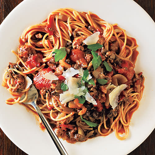 Mushroom Bolognese