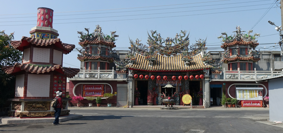 後壁下茄苳旌忠廟，是台灣最早的一座岳王廟。(詹伯望攝)