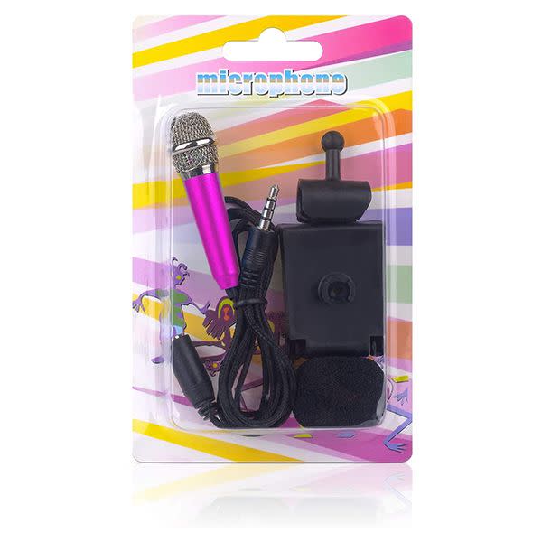 Credit: <a href="https://www.amazon.com/Portable-Instrument-Microphone-Notebook-Sumsung/dp/B019F8ANCC?keywords=Mini%2BKaraoke%2BMicrophone&qid=1639690452&sr=8-5&th=1&linkCode=ll1&tag=intheknowsite-20&linkId=65acfa04895966e62ce399c241fcb684&language=en_US&ref_=as_li_ss_tl" rel="nofollow noopener" target="_blank" data-ylk="slk:Amazon;elm:context_link;itc:0;sec:content-canvas" class="link rapid-noclick-resp">Amazon</a>