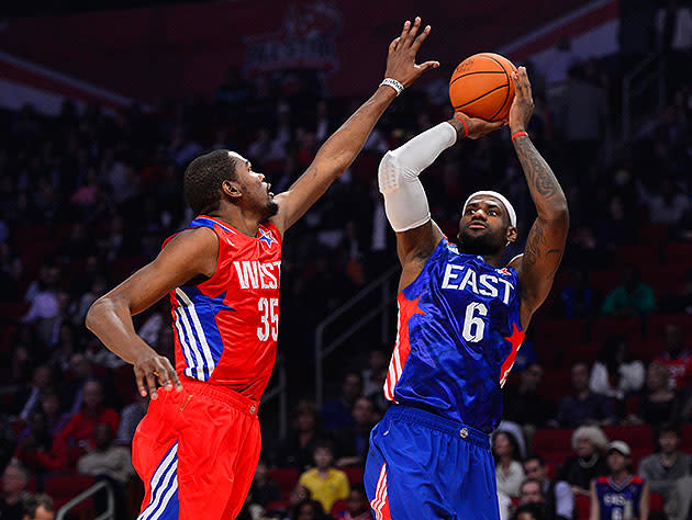 NBA All-Star Game 2014: Kyrie Irving, Carmelo Anthony lead East's