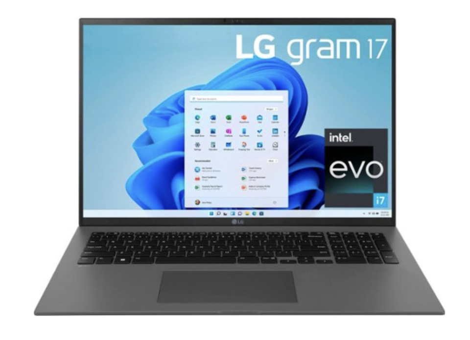 LG Gram 17 small laptop