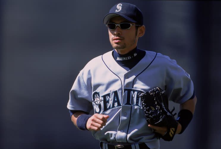 Ichiro Suzuki made an impact in the majors immediately. (Getty Images/Harry How)