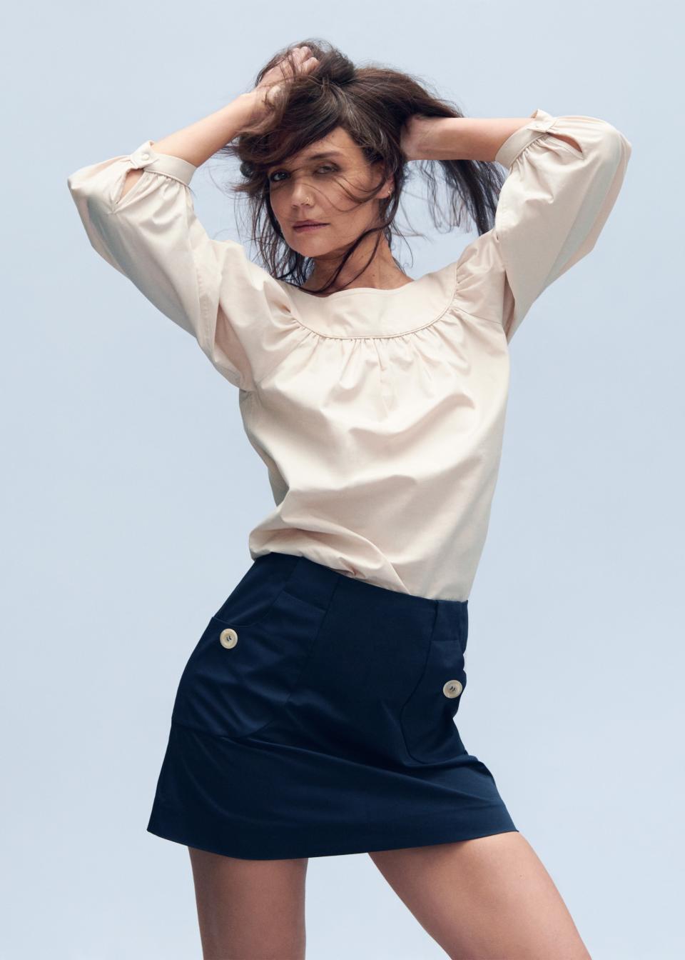 Katie Holmes for APC 2024, clothing collection collaboration, Interaction #24